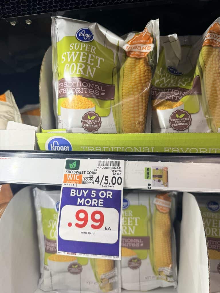 Kroger Frozen Vegetables Shelf image