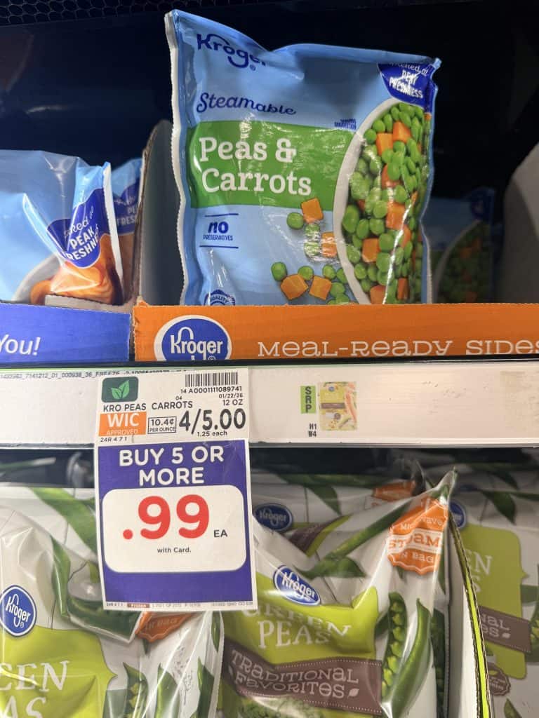 Kroger Frozen Vegetables Shelf image