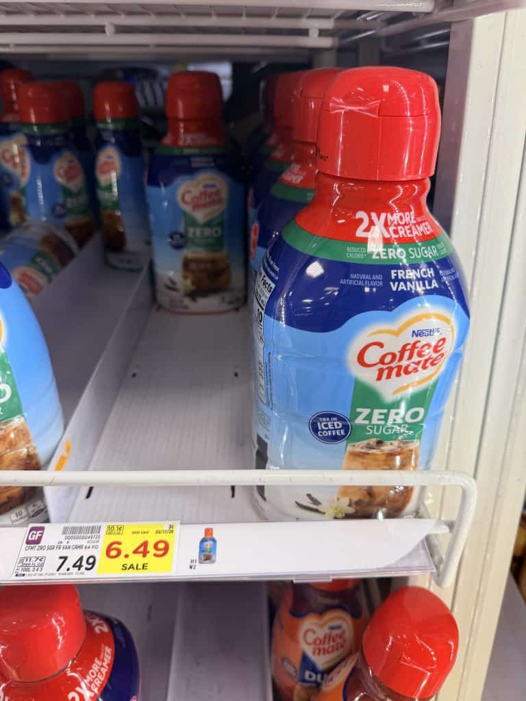 coffee mate creamer kroger shelf image
