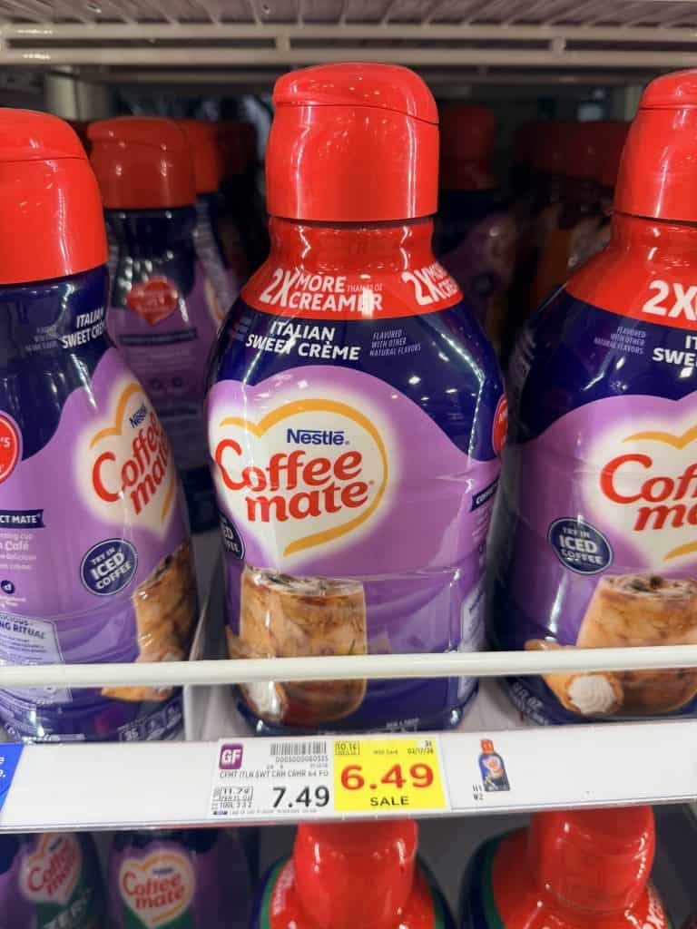 coffee mate creamer kroger shelf image