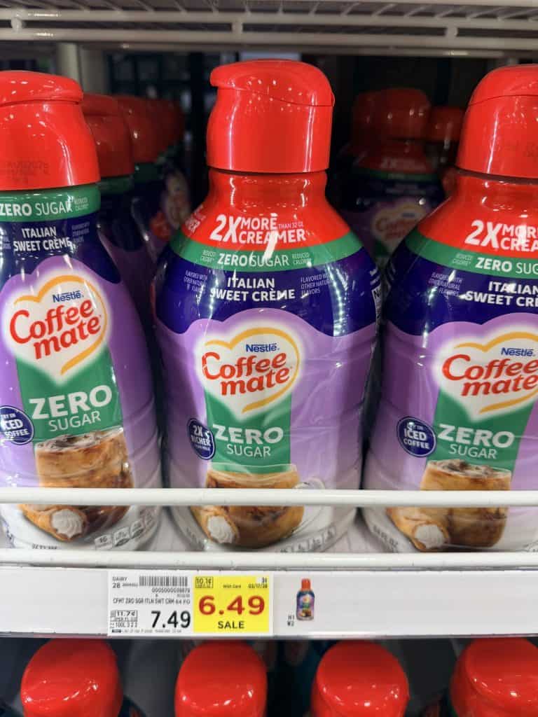 coffee mate creamer kroger shelf image