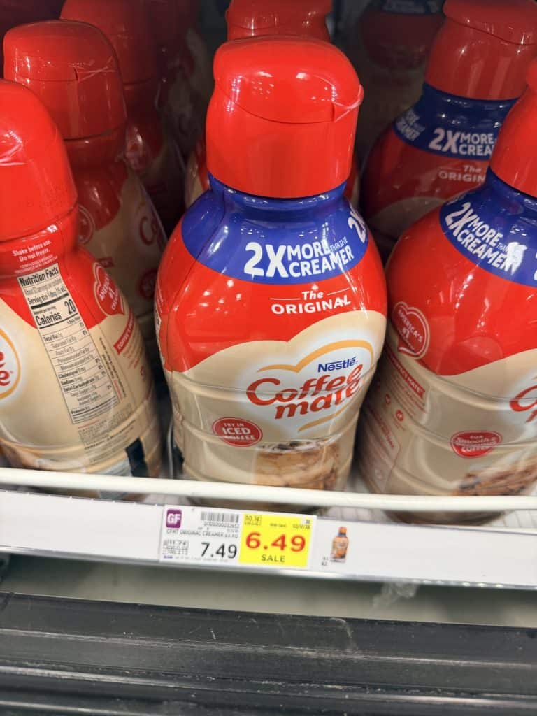 coffee mate creamer kroger shelf image