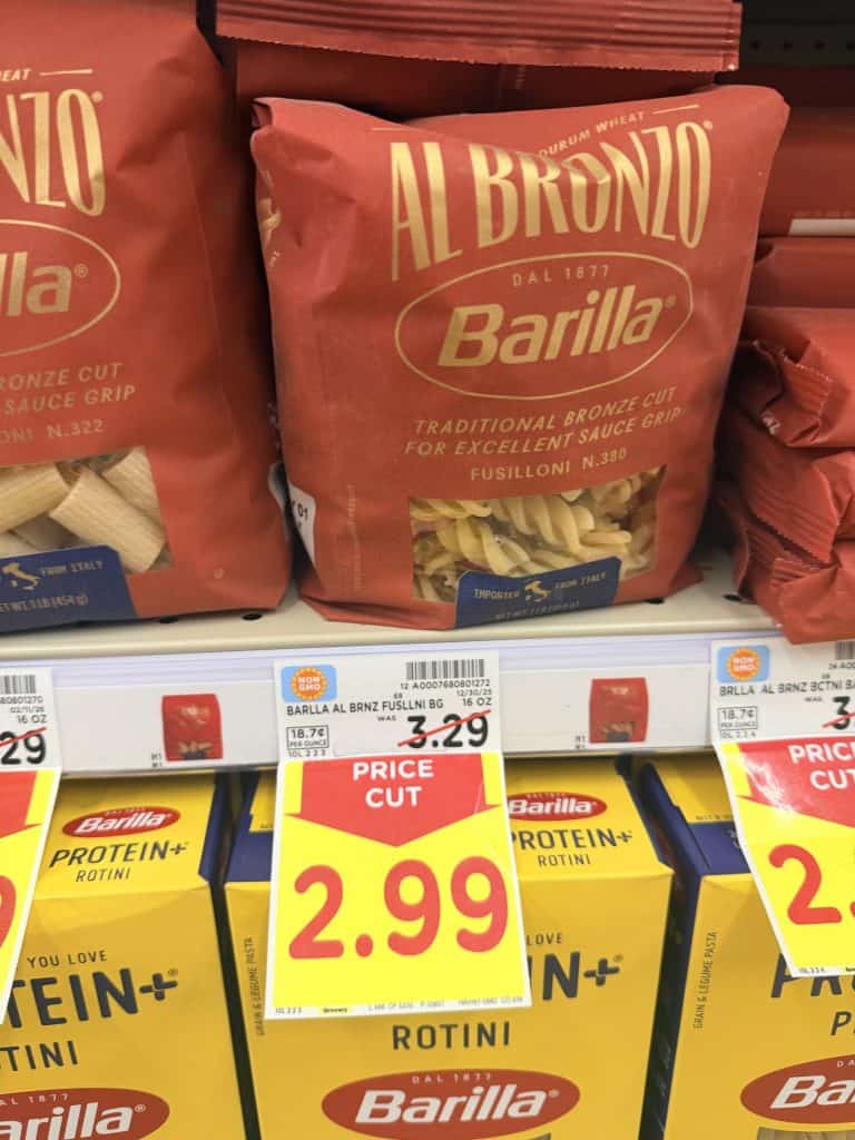 Barilla Al Bronzo Pasta Kroger Shelf image