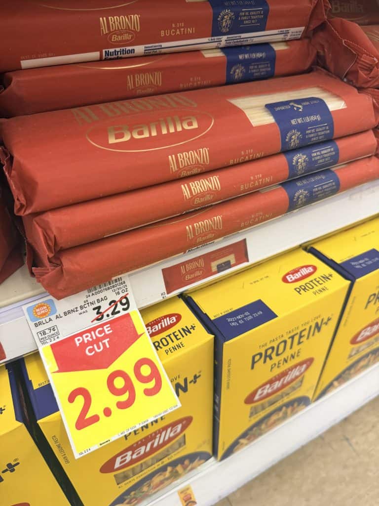 Barilla Al Bronzo Pasta Kroger Shelf image