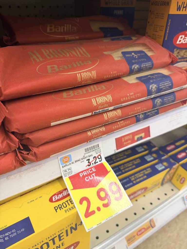 Barilla Al Bronzo Pasta Kroger Shelf image