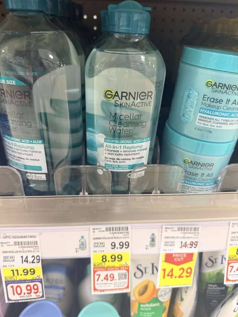 Garnier and Maybelline Kroger Shelf Image