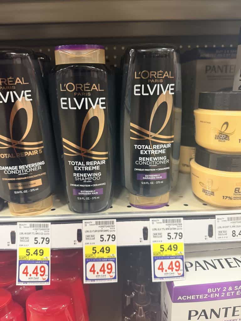 L'oreal Paris Elvive Kroger Shelf Image