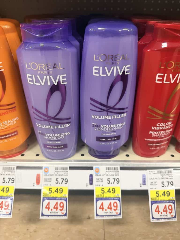 L'oreal Paris Elvive Kroger Shelf Image