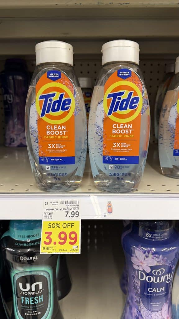 Downy and Tide Kroger Shelf image