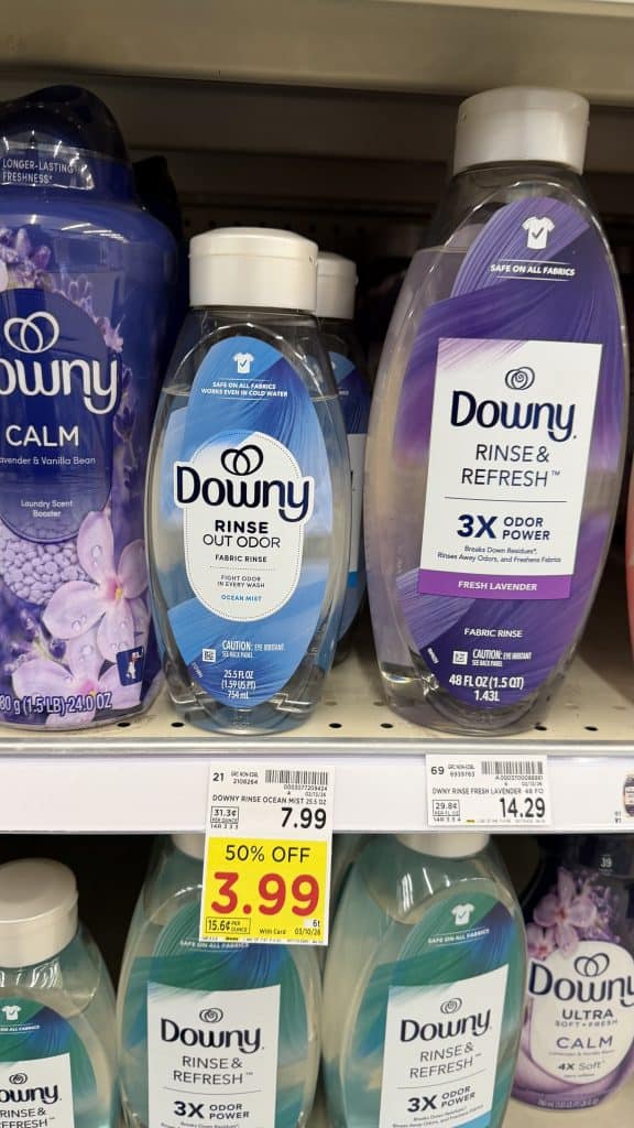 Downy and Tide Kroger Shelf image