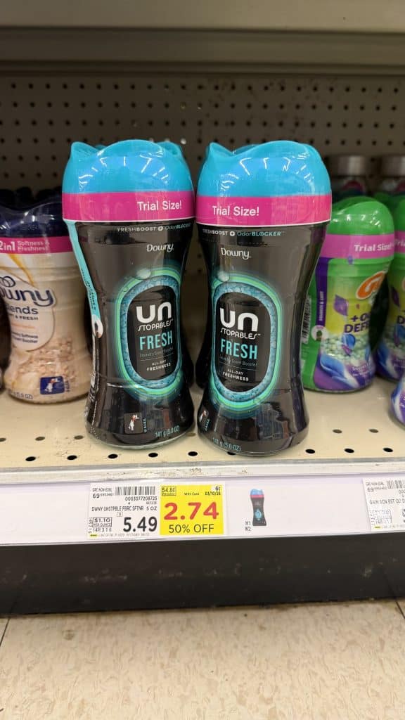 Downy and Tide Kroger Shelf image