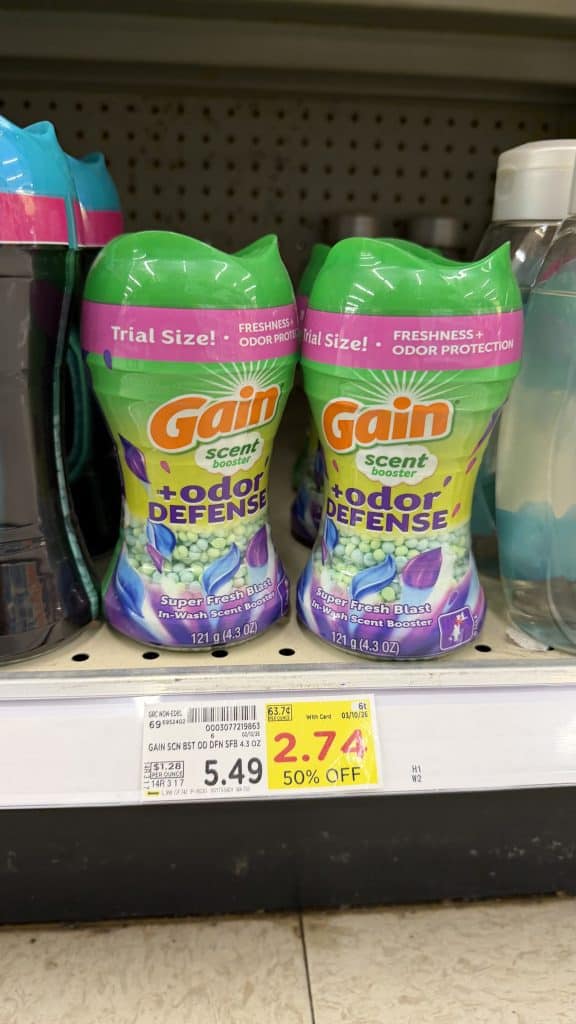 Downy and Tide Kroger Shelf image
