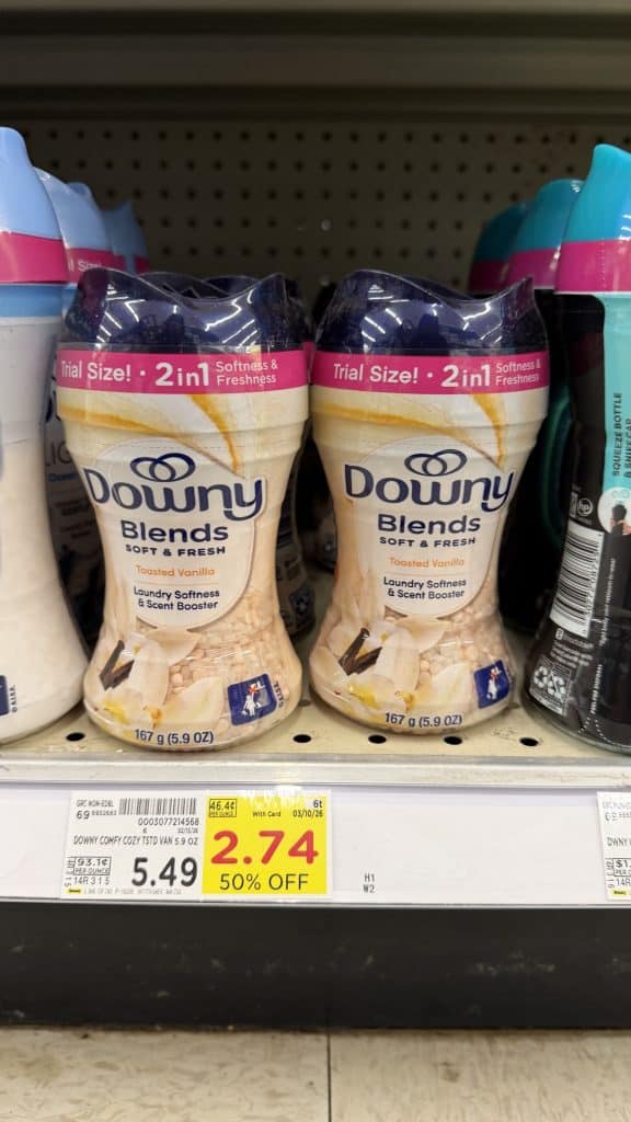Downy and Tide Kroger Shelf image