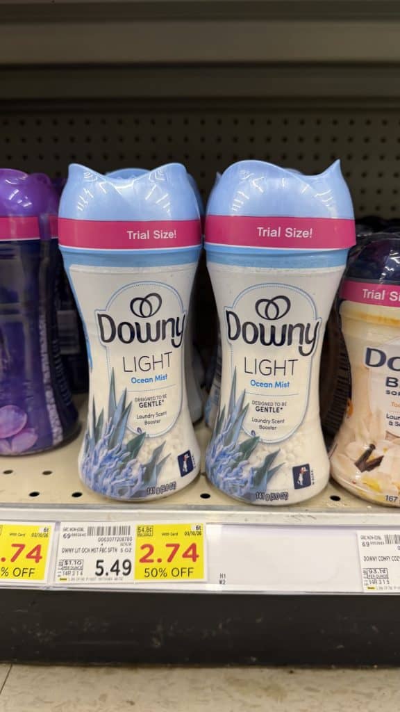 Downy and Tide Kroger Shelf image