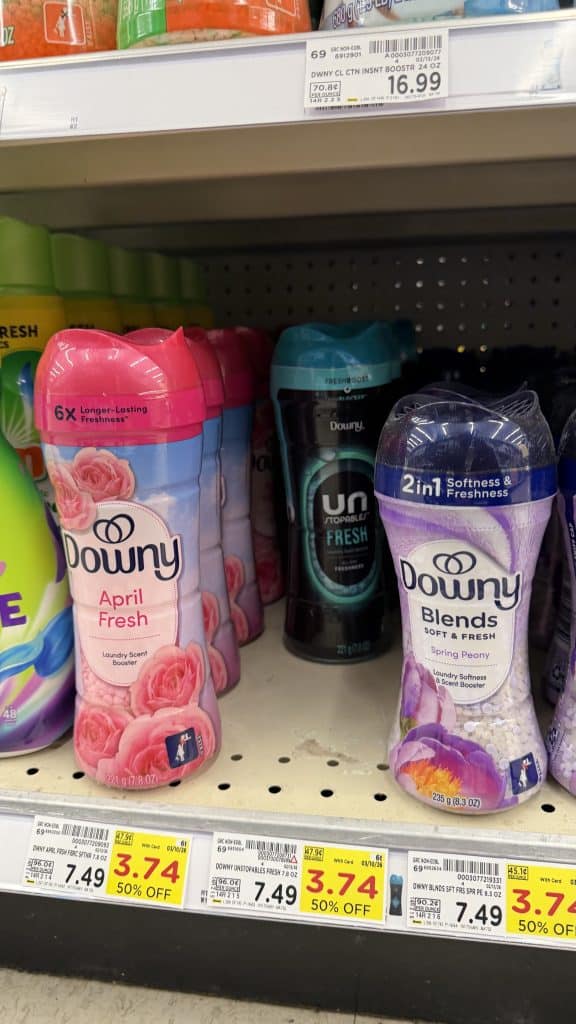 Downy and Tide Kroger Shelf image
