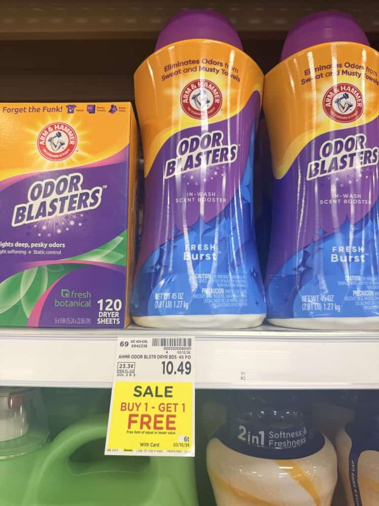 Arm & Hammer Laundry Kroger Shelf Image