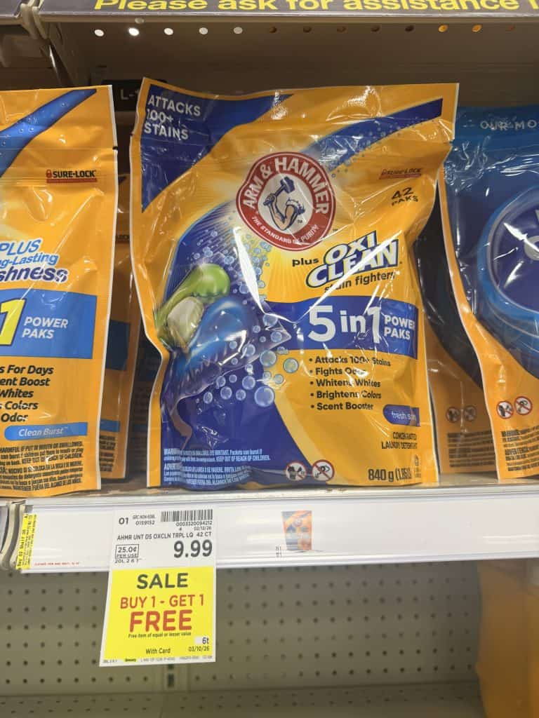 Arm & Hammer Laundry Kroger Shelf Image