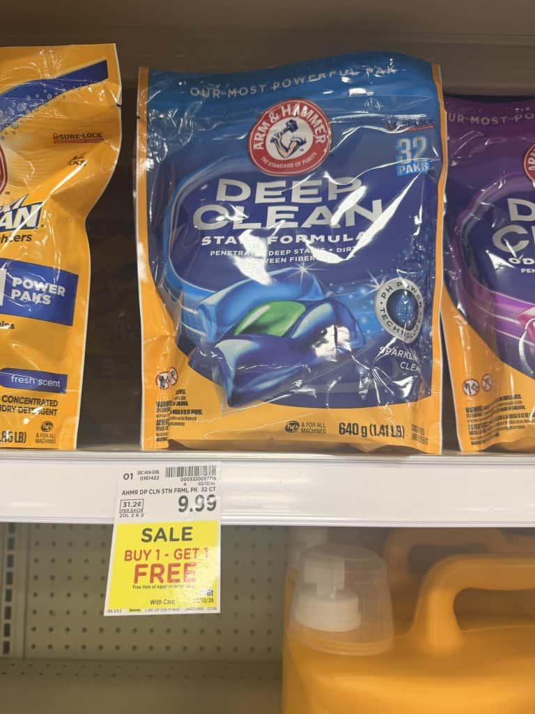 Arm & Hammer Laundry Kroger Shelf Image