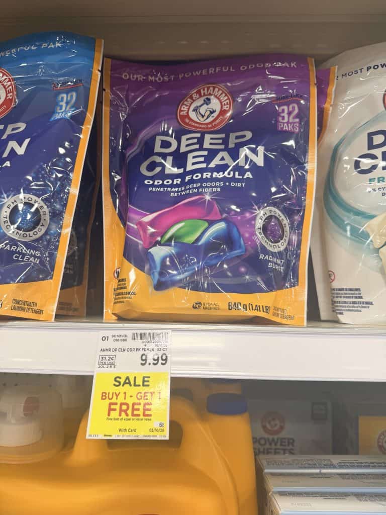 Arm & Hammer Laundry Kroger Shelf Image