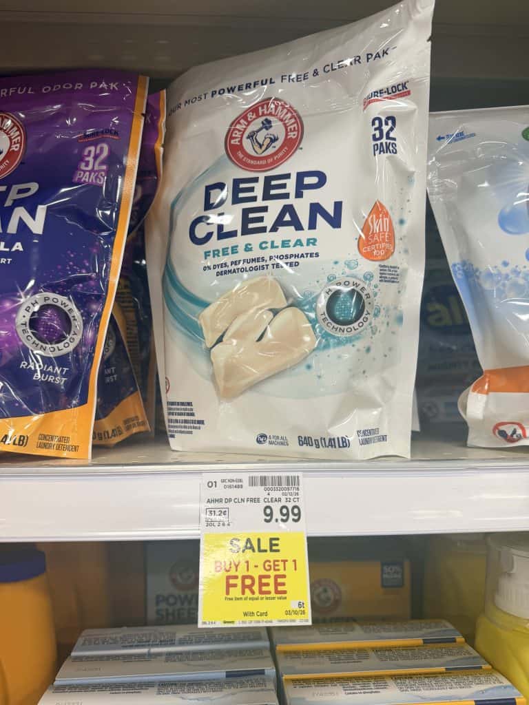 Arm & Hammer Laundry Kroger Shelf Image
