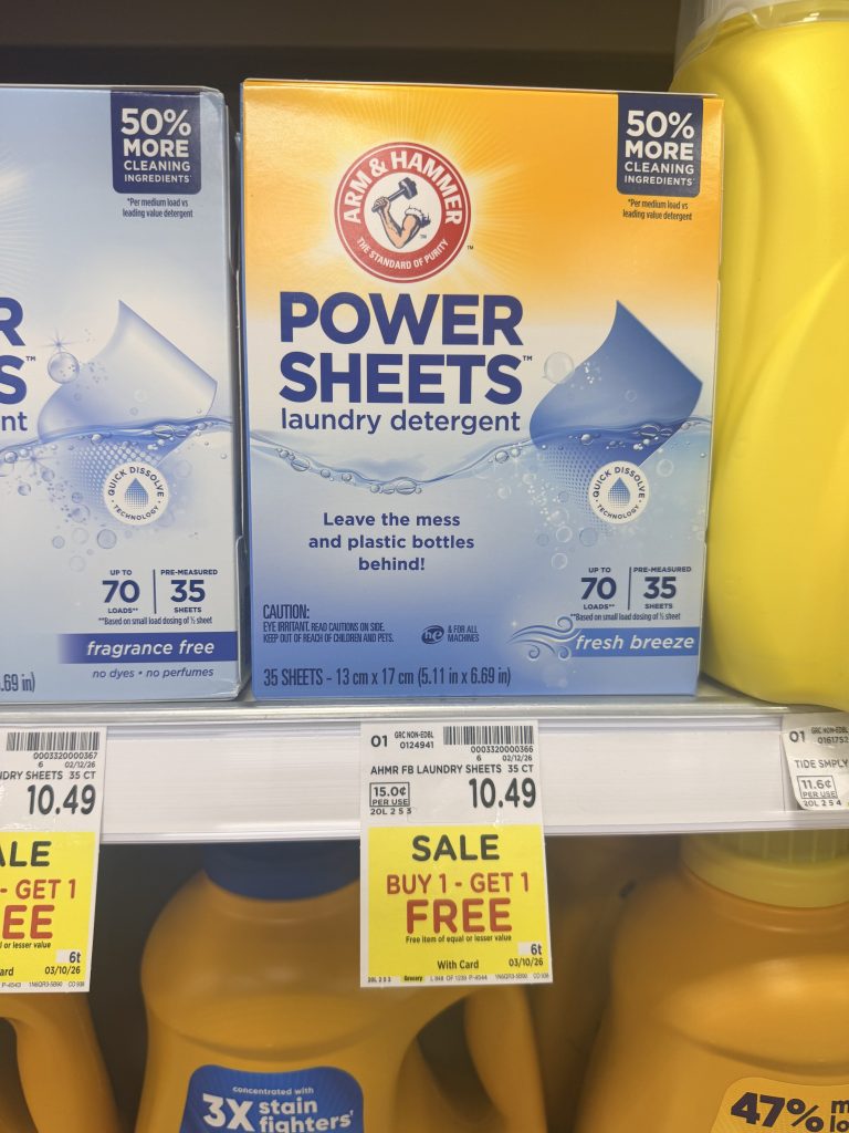 Arm & Hammer Laundry Kroger Shelf Image