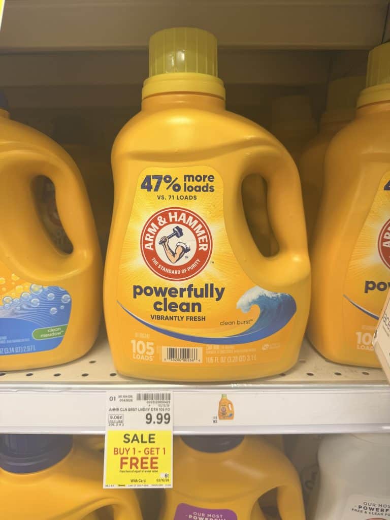 Arm & Hammer Laundry Kroger Shelf Image