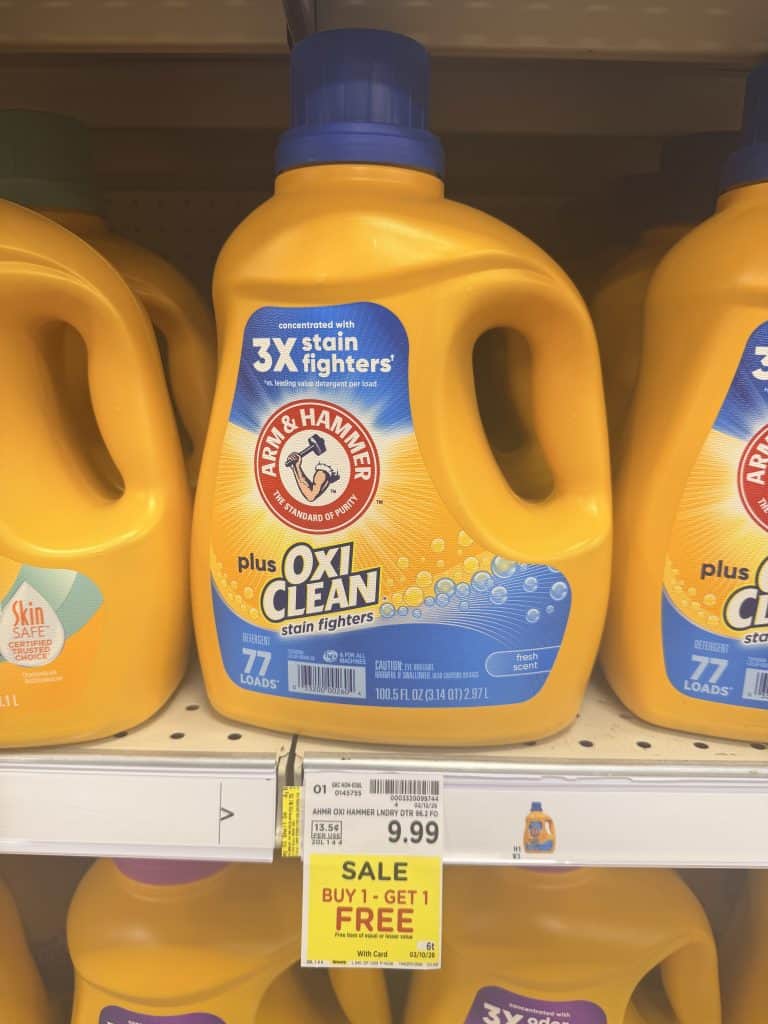 Arm & Hammer Laundry Kroger Shelf Image