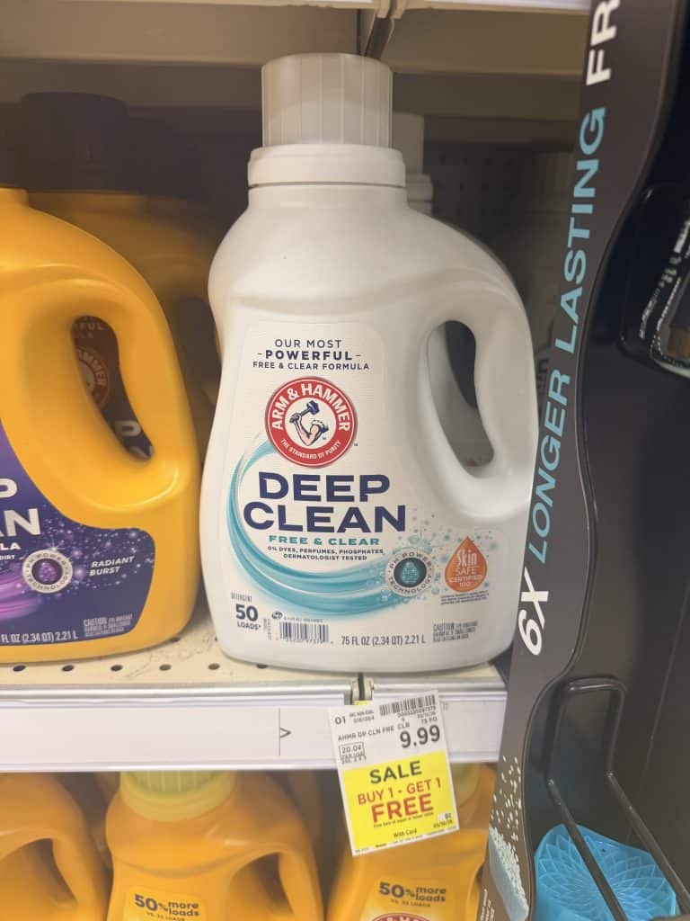 Arm & Hammer Laundry Kroger Shelf Image
