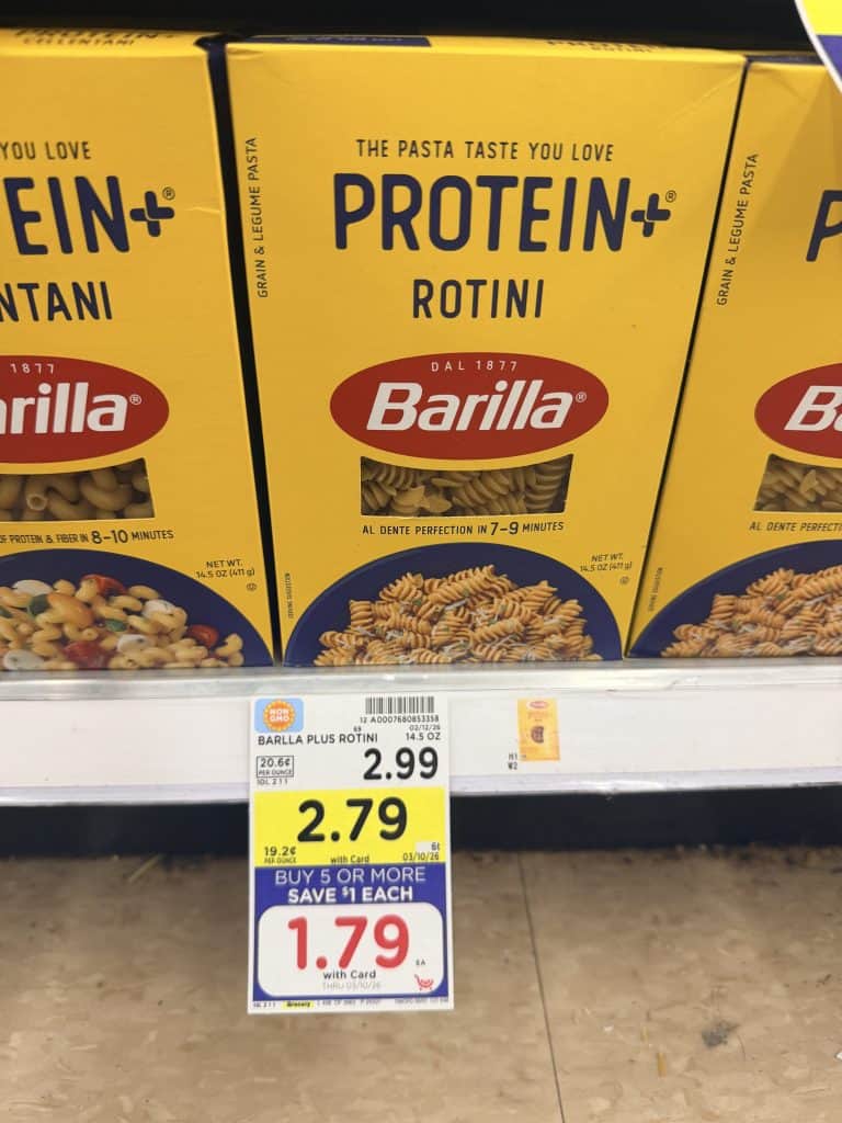 Barilla Protein Pasta Kroger Shelf image