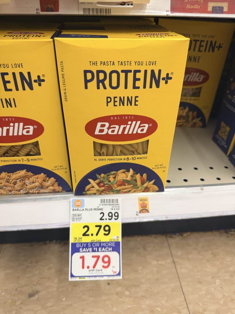 Barilla Protein Pasta Kroger Shelf image