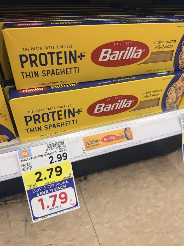 Barilla Protein Pasta Kroger Shelf image