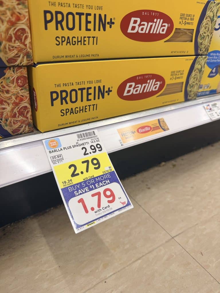 Barilla Protein Pasta Kroger Shelf image