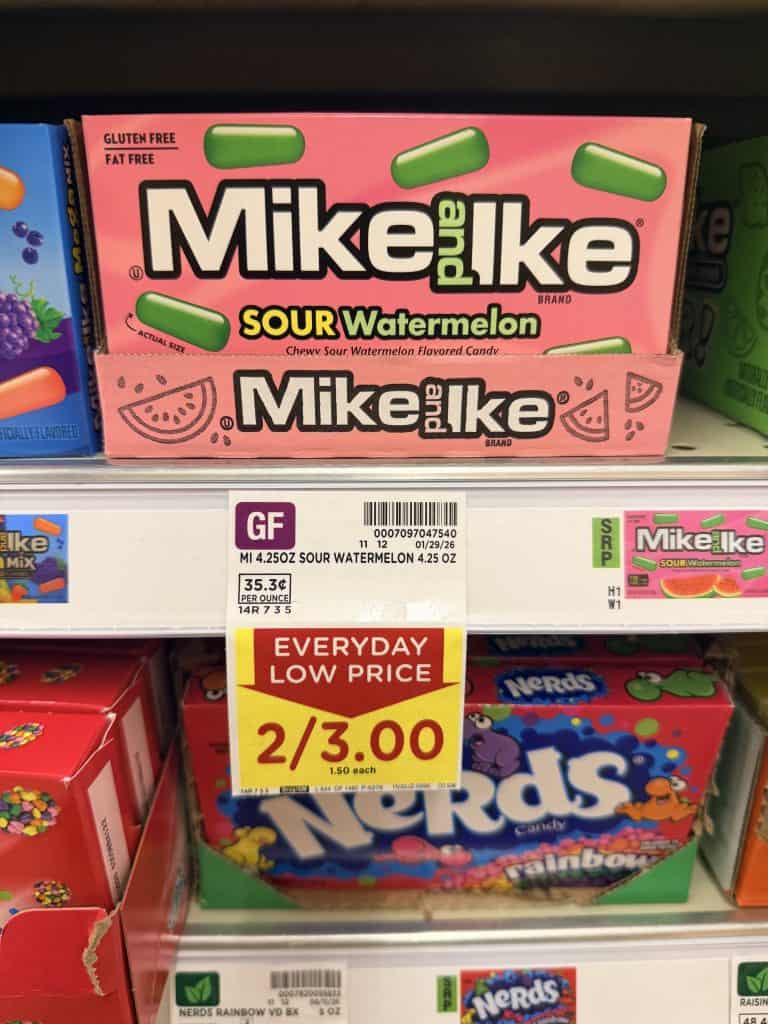 Mike and Ike Kroger shelf image