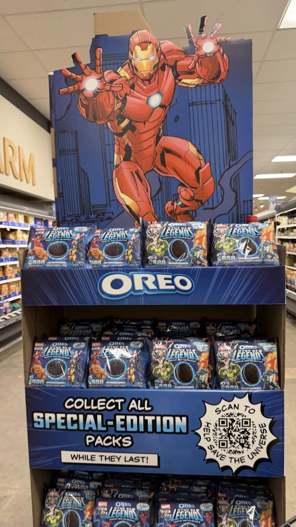 marvel oreo kroger shelf image