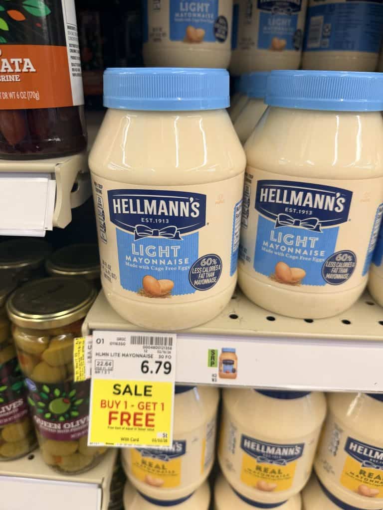 Hellmann's Mayo Kroger shelf image