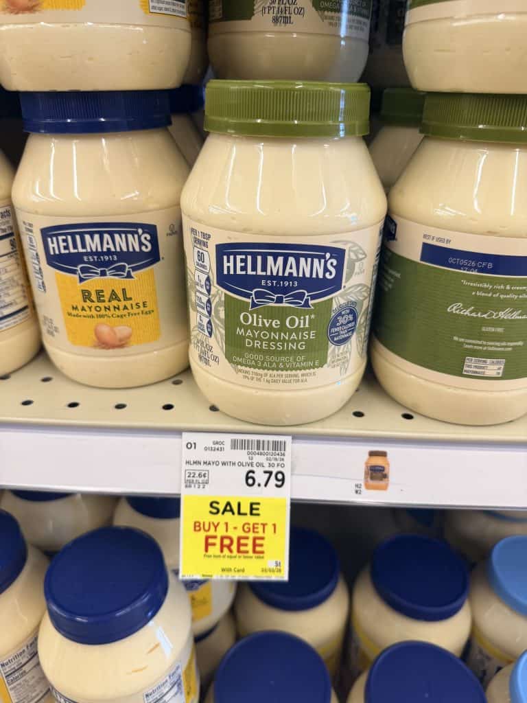 Hellmann's Mayo Kroger shelf image