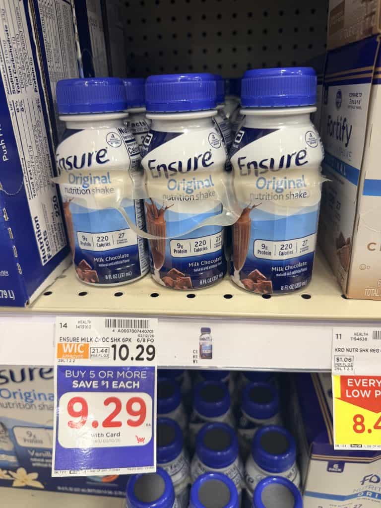 Ensure Shakes Kroger shelf image