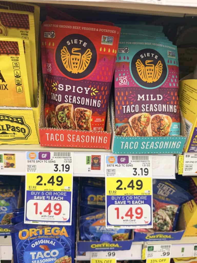 Siete Kroger Shelf Image