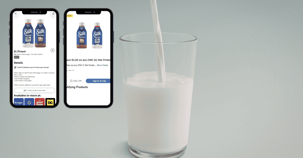 Silk protein kroger diigital and ibotta