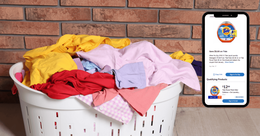 Tide Laundry Kroger Digital Coupon