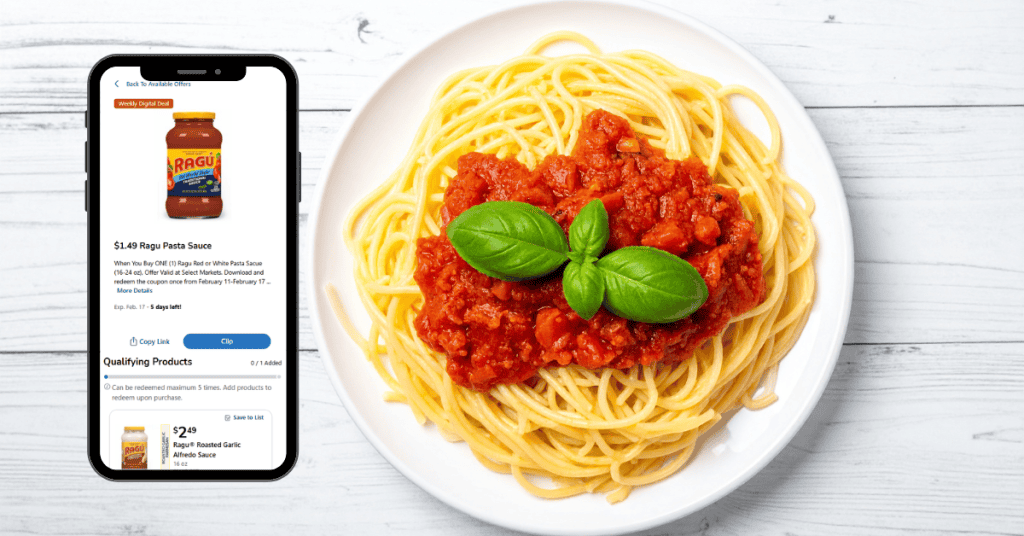 ragu pasta sauce