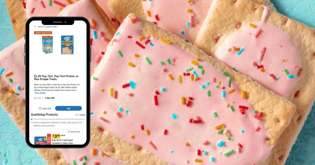 pop tarts and rice krispie treats