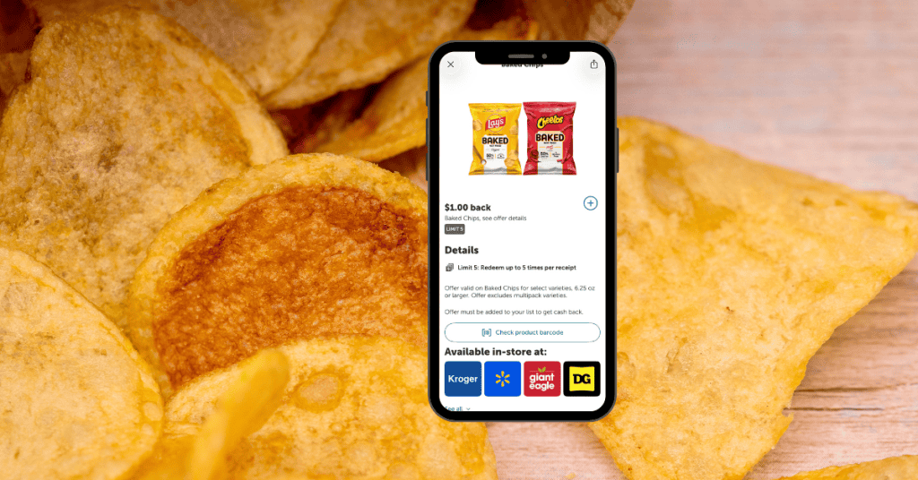 baked chips ibotta rebate kroger