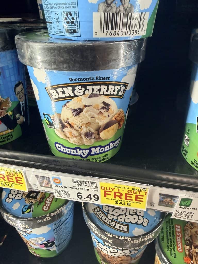 ben and jerry's ice cream kroger shelf image (2)
