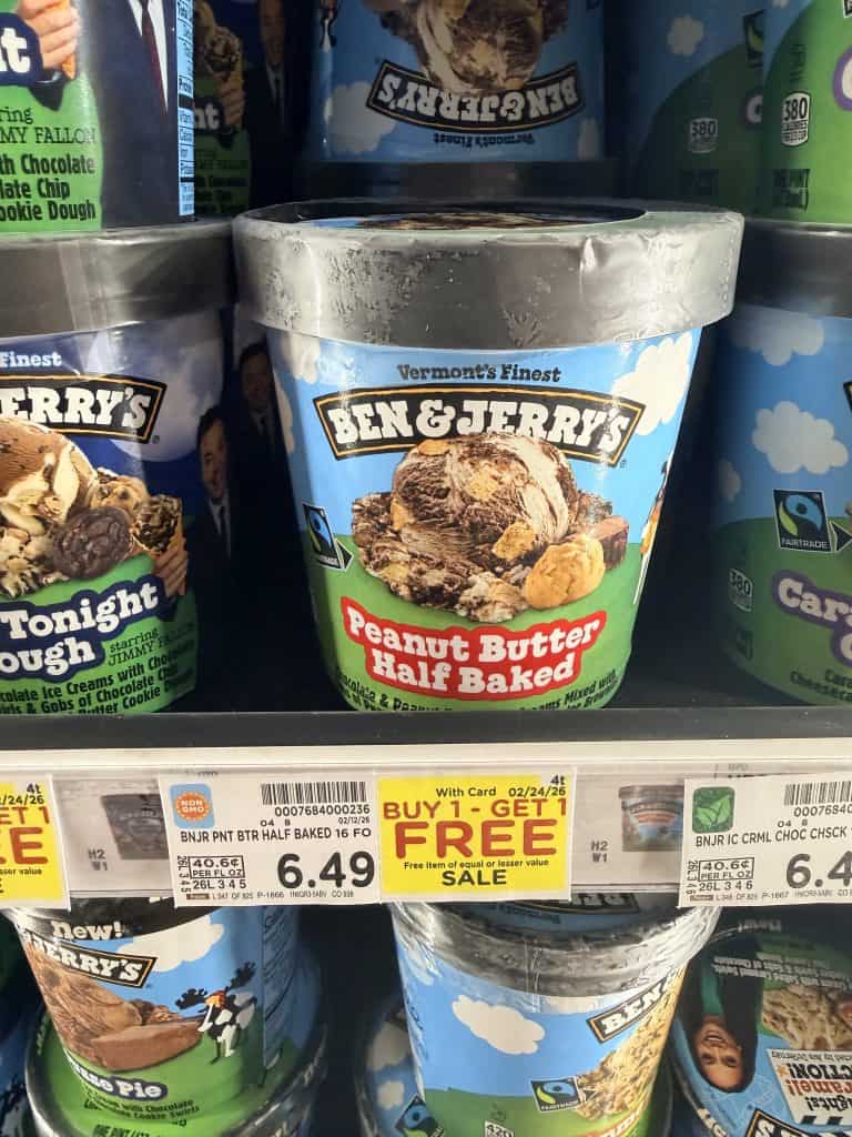 ben and jerry's ice cream kroger shelf image (2)