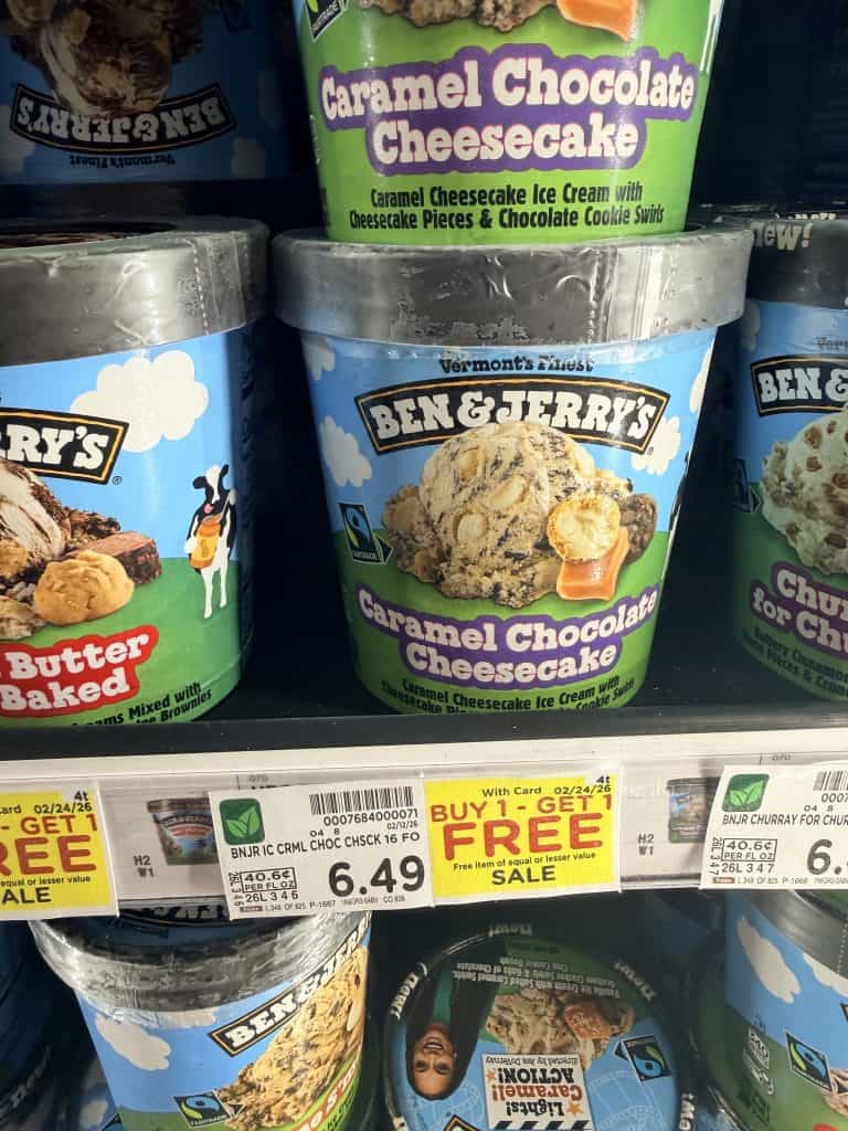 ben and jerry's ice cream kroger shelf image (2)
