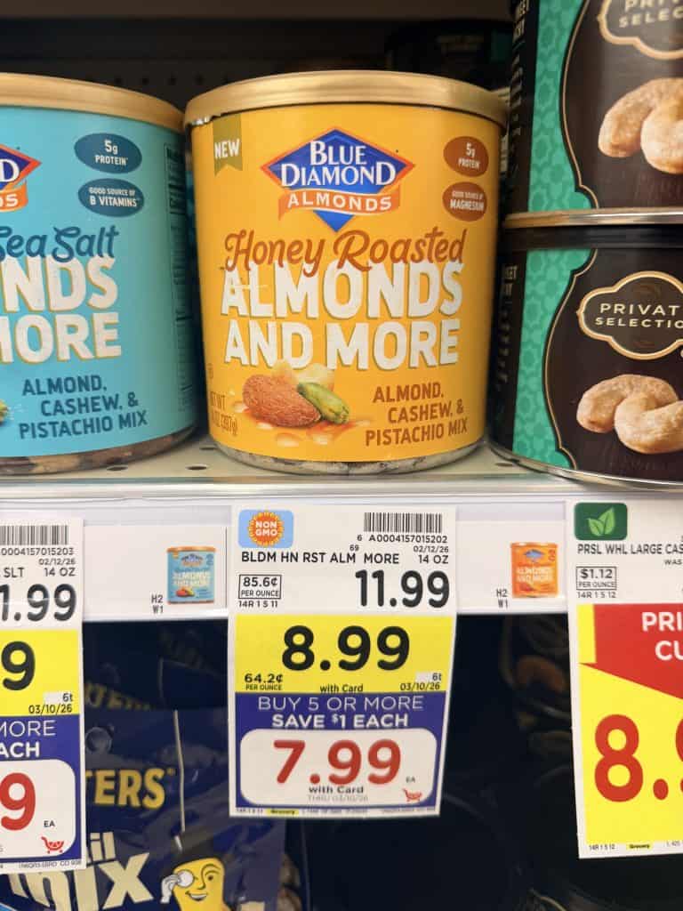 blue diamond almonds and more kroger shelf image (1)