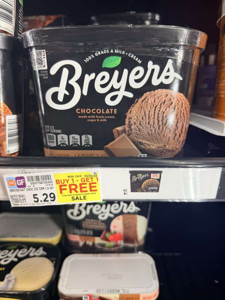 breyers ice cream kroger shelf image (1)