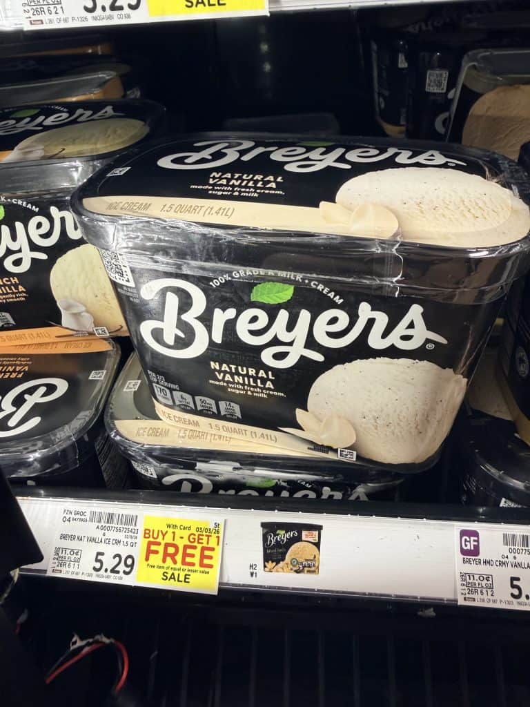 breyers ice cream kroger shelf image (1)