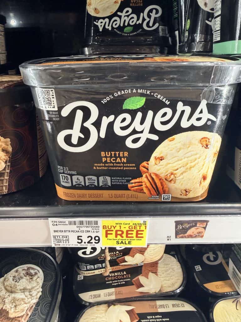 breyers ice cream kroger shelf image (1)